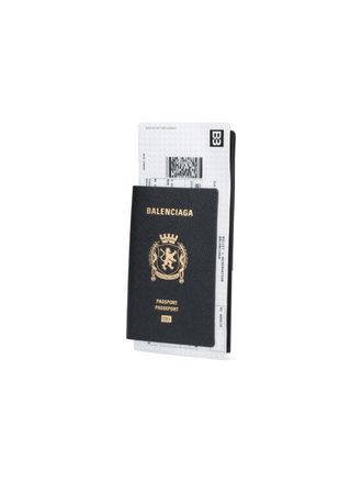 Balenciaga Mens Wallets Black Calf Leather
