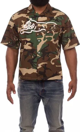 Icecream Soft Serve Camo Camp Shirt at Nordstrom, Size X-Large