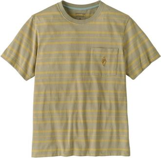 Patagonia MW Water People Mark Pocket Tee T-Shirt f&uuml;r Herren | beige