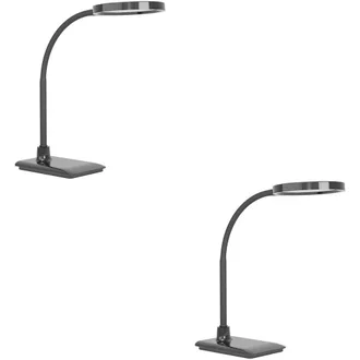 Loops 2 PACK Stylish Modern Black LED Table Lamp for Indoor Home Decor