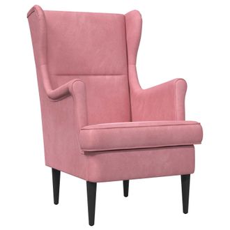 vidaXL Sill&oacute;n Rosa Terciopelo Vidaxl