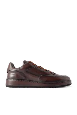 Officine Creative Eraser 001 Airbrushed-Leather Sneakers