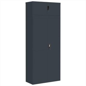 vidaXL Vidaxl - Armadio Classificatore Antracite 90x40x220 cm in Acciaio
