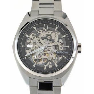 Bulova 96A293 - Bulova Herenhorloge - Surveyor Automatisch Skeleton - Dames - Horloges - Zwart - ONE Size - Accessoires