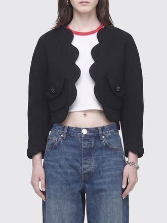 Marc Jacobs Giacca corta monopetto in misto lana con tasche con patta