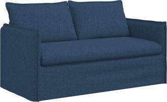 vidaXL Sof&aacute; Azul 156 X 82 X 85 Cm Tela Vidaxl