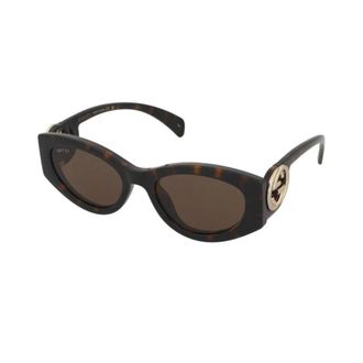 Gucci Sunglasses - unisex - Gucci - Sunglasses - Brown - 54 MM - Accessories