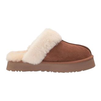 UGG Disquette Slipper - Dames - Schoenen - Bruin - Maat: 39 EU Su&egrave;de