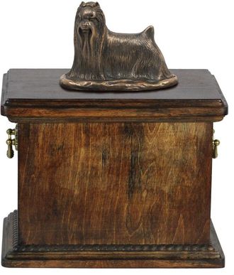 OEM Yorkshire Terrier, York, York, Yorkie - Urna Para Cenizas De Perro, Urna Con Estatuilla, Urna Elegante De Estilo Cl&aacute;sico De Art-dog