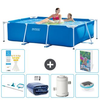 Intex Piscina Con Estructura Rectangular - 220x150x60 Cm - 7-piezas S131