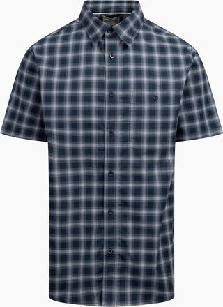 Trespass Mens Trespass Mens Barry Short-Sleeved Shirt - Navy - Size: 42/Regular