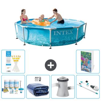 Intex Piscina Con Estructura Redonda - 305x76 Cm - 7-piezas S165