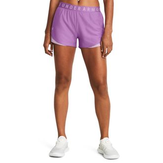 Under Armour Womens Play Up 2 Shorts Sports Training Bottoms Purple S