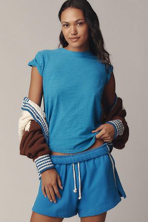 Pilcro The Bennie Cotton Slub Crew-Neck Slim Tee by Pilcro