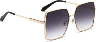 Generic Ladies Square Sunglasses Vacation Beach Sunshade Decorative Glasses (Color : A, Size : Medium)