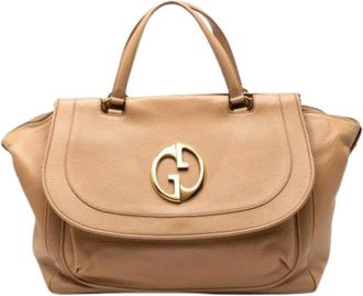 Gucci Pre-owned Handbags, female, Brown, Size: ONE SIZE Pre-owned Vintage Handbag