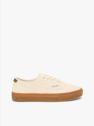 Tommy Hilfiger Suede Hilfiger Monotype Cupsole Trainers