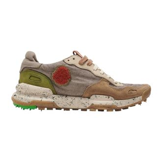 Satorisan Beige Linen Trainers - male - Satorisan - Sneakers - Multicolor - 12 UK - Shoes
