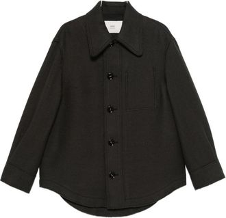 Ami Wool Shirt Jacket