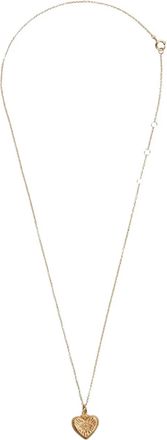 All the Luck in the World heart-embellished necklace - women - Gold Plated Brass - One Size