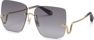 Roberto Cavalli SRC061 0300 Womens Sunglasses Gold Size 63