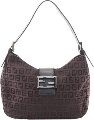 Fendi Pre-owned Fendi Zucchino Canvas Shoulder Bag Ladies PNTMQ6MNVTE3CGW3