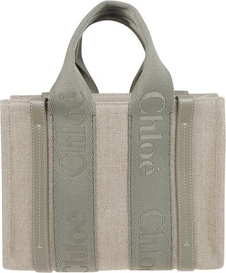 Chlo&eacute; Tote Bags, female, Beige, Size: ONE SIZE Small Tote
