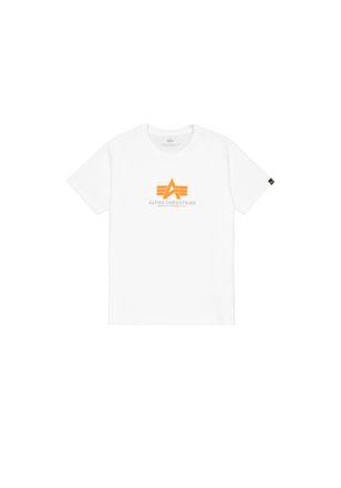 Alpha Industries T-Shirt ALPHA INDUSTRIES Basic T-Shirt BL Rubber, Herren, Gr. XXL, weiss (wei&szlig;), Obermaterial: 90% Baumwolle, 10% Polyester, Shirts T-Shirt