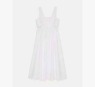 Kate Spade New York Scallop Open Back Midi Dress