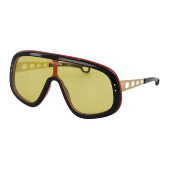 Carrera Sunglasses, unisex, Yellow, Size: ONE SIZE Flaglab 17 Oversized Shield Sunglasses