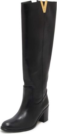 Via Roma 15 Santa Monica Overknee Laarzen - Dames - Over de knie laarzen - Zwart - 36 EU - Leer - Schoenen