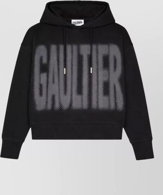 Jean Paul Gaultier hoodie logo print long sleeve top