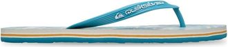Quiksilver Sandale QUIKSILVER Molokai Art, Herren, Gr. 10 (43), aqua sundown, Obermaterial:Obermaterial: 100% Synthetik, Futter: 100% Synthetik, Laufsohle: 100% 