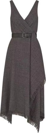 Dior Elegante Zwarte Avondjurk - Dames - Casual kleedjes - Grijs - S - Kleedjes