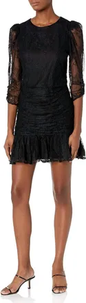 Astr Rosalind Dress In Black