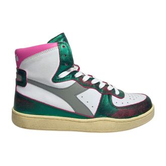 Diadora Sneakers, female, Multicolor, Size: 14 US sneaker Pelle