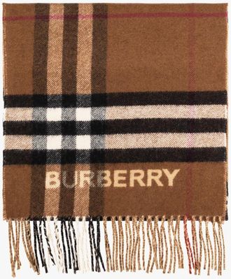 Burberry Accessoires, unisex, Bruin, ONE Size, Kasjmier, Kasjmier sjaal