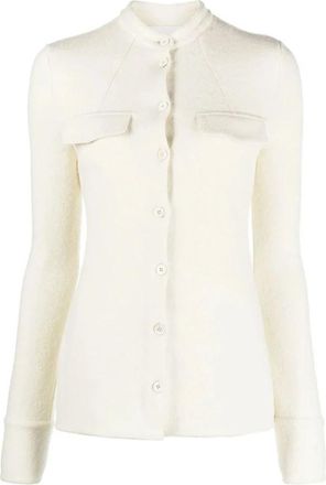 Jil Sander Camicia - Dames - Overhemden - Wit - 2XS - Overhemden