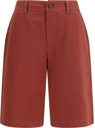 Brunello Cucinelli Multicolor Cotton Bermuda Womens Shorts