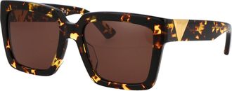 Bottega Veneta Womens Sunglasses Bv1198sa Havana Brown Acetate