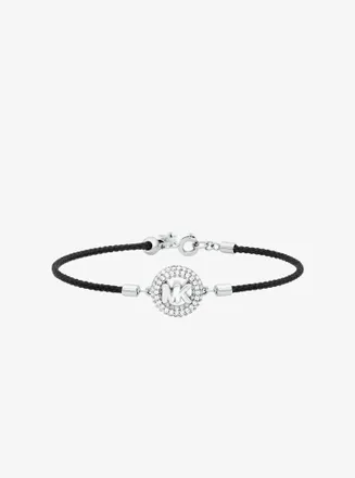 Michael Kors Pav&eacute; Logo Corded Bracelet