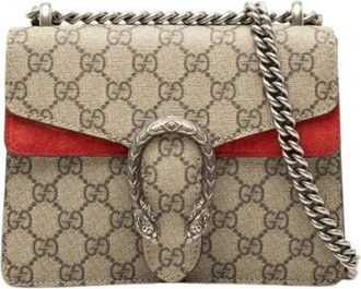 Gucci Pre-owned Dionysus Crossbody Bag - Dames - Pre-owned - Beige - Maat: ONE Size Zijde