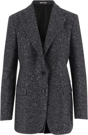 Tagliatore Single-Breasted Jacket In Wool And Viscose Blend