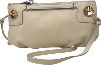 Borbonese Borsa London Crossover - Dames - Schoudertassen - Beige - ONE Size - Tassen