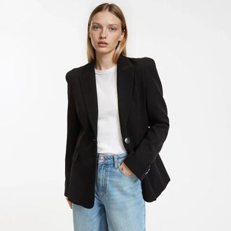 La Redoute Collections Lang blazerjasje, aansluitend model