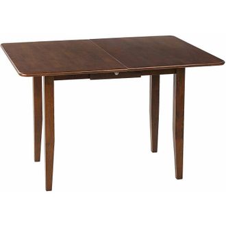 Beliani Beliani - Tavolo da pranzo allungabile in legno scuro 90/120 x 60 cm Masela