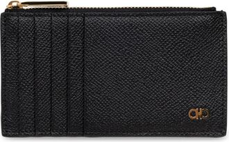 Ferragamo Wallets & Cardholders - Heren - Portefeuilles - Zwart - ONE Size - Leer - Accessoires