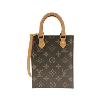 Louis Vuitton Pre-owned Petit Sac Plat Monogram Bag - Dames - Pre-owned - Bruin - Maat: ONE Size