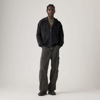 Levi's 578 Baggy Cargo Trousers - Mens - 28X32 - Black
