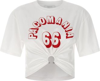 Paco Rabanne Bedrucktes Piercing-T-Shirt von Paco Rabanne